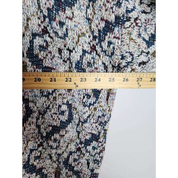 Vintage men's 3D knit button front cardigan sz XL grandpacore Academic preppy - Picture 6 of 7